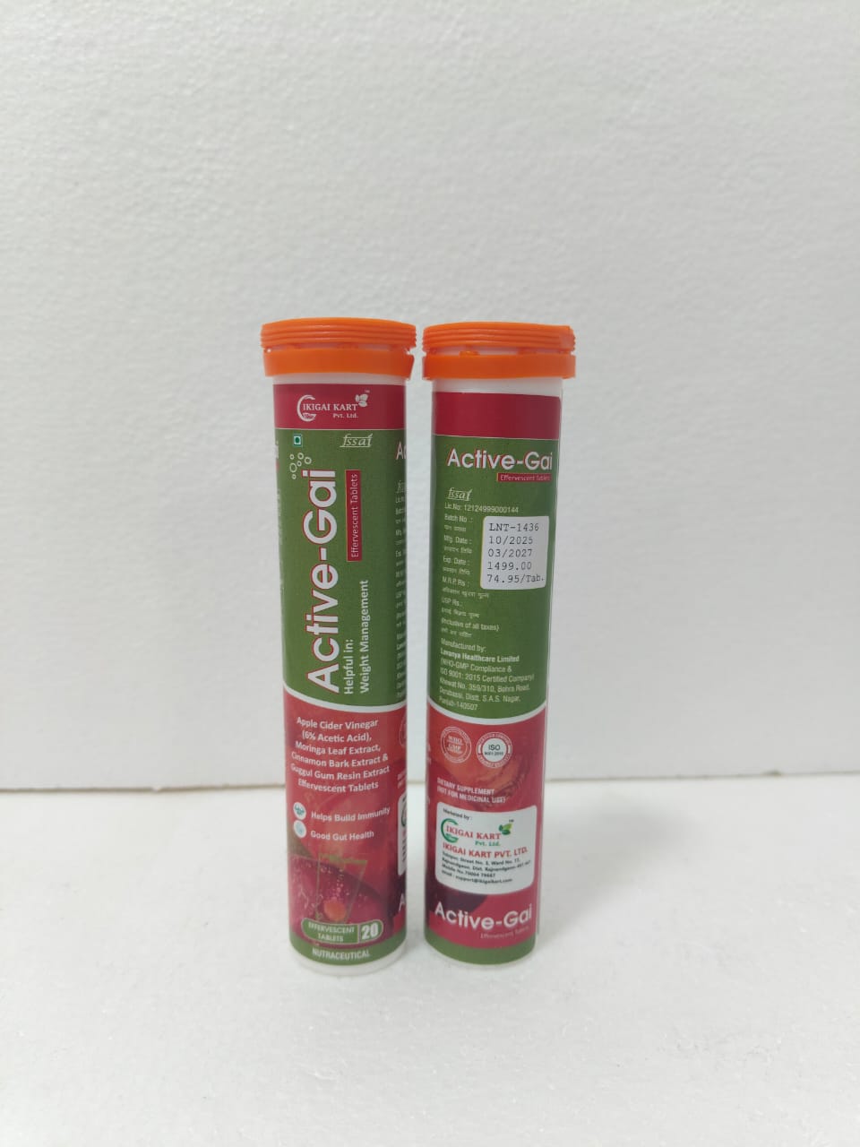ACTIVE-GAI - 20 EFFERVESCENT TAB