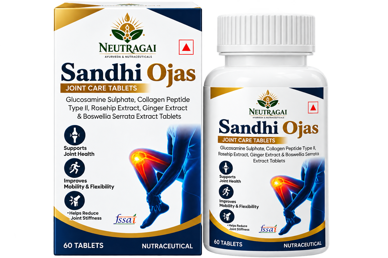 SANDHI OJAS - JOINT CARE TABLETS - 60 TAB